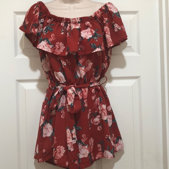 Justify Tops - NWOT Justify Romper Size L